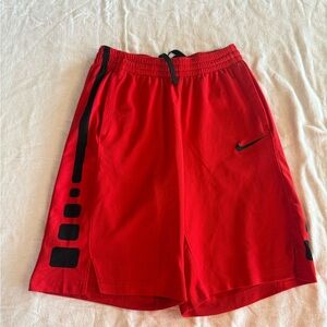 Nike Kids Red and Black Sports Shorts
